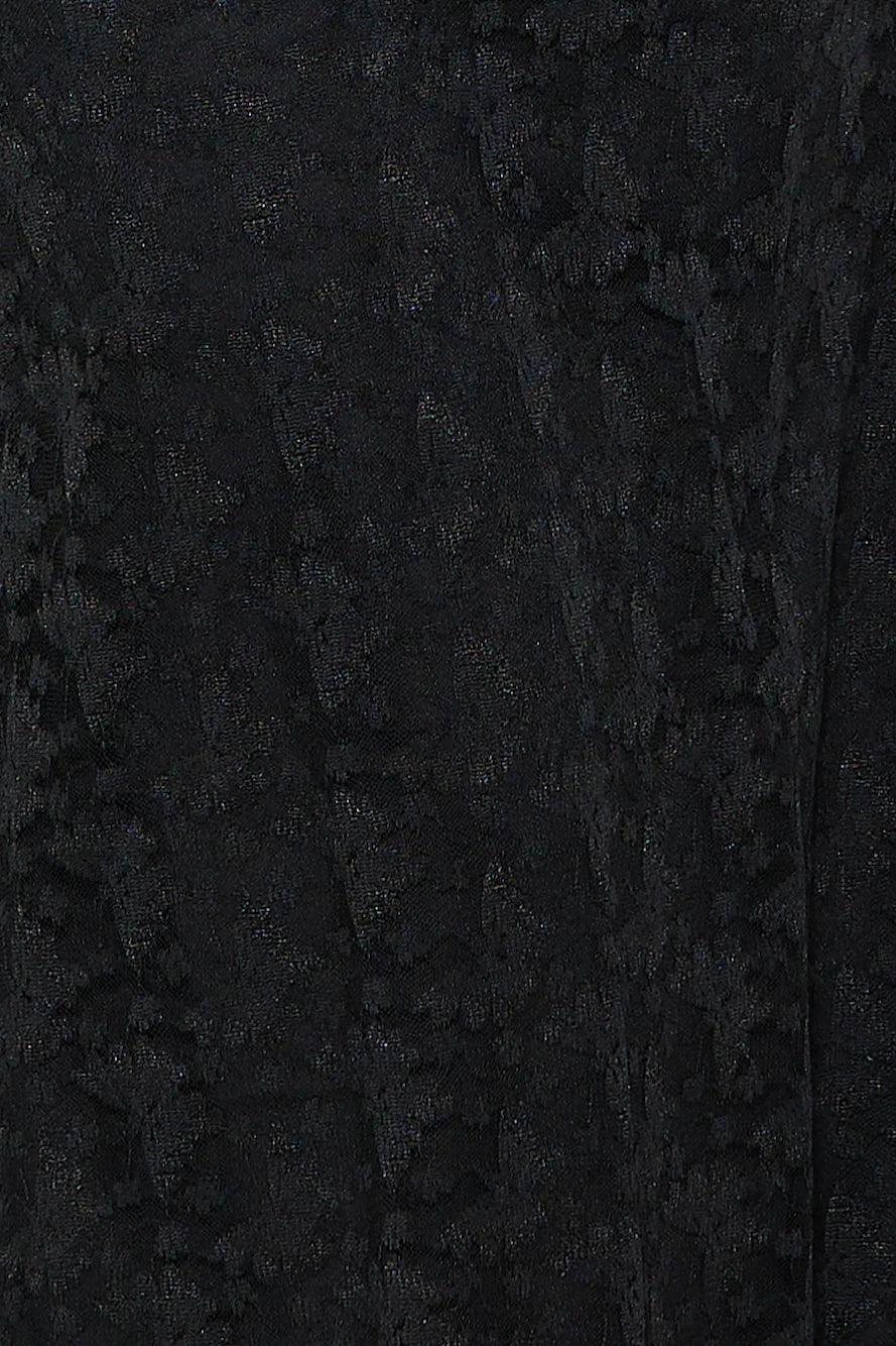 Online Love Lace Midi Dress Black