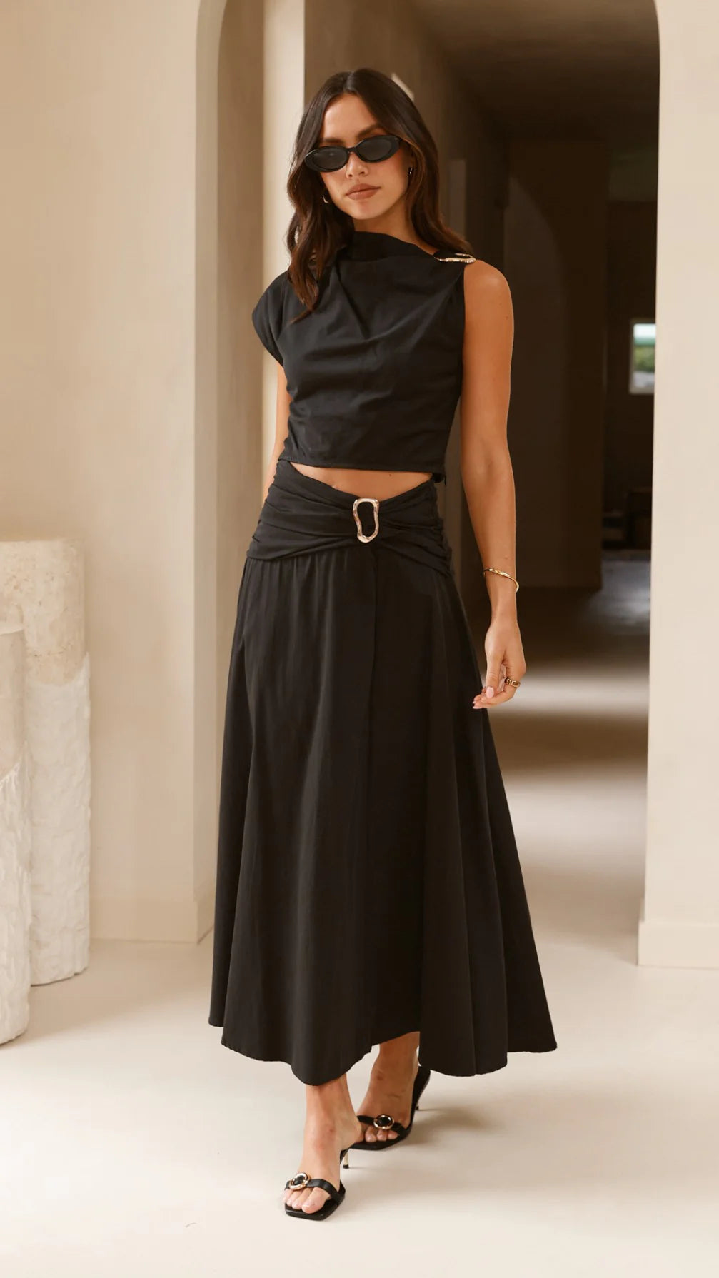 Delphine Top - Black
